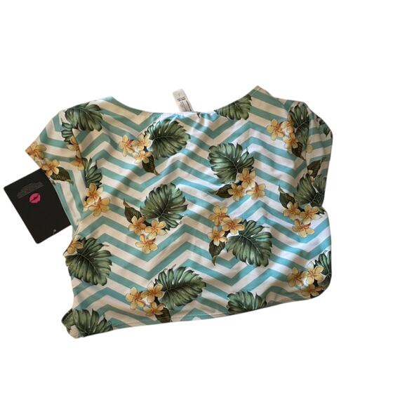 Marilyn Monroe Tropical Chevron Bikini Women's Size Large New - Picture 3 of 12